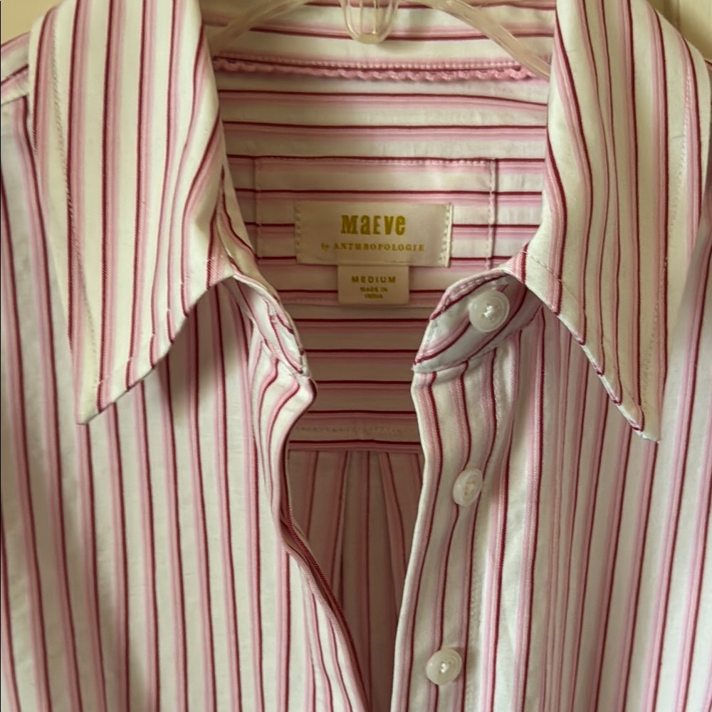 Pink Striped Ruched Dress - Picture 3 of 3
